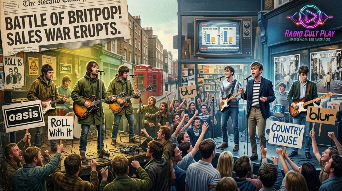 Der legendäre „Battle of Britpop“: Oasis vs. Blur