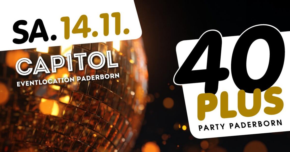 40plus Party Paderborn – die Ü40 Party in Paderborn